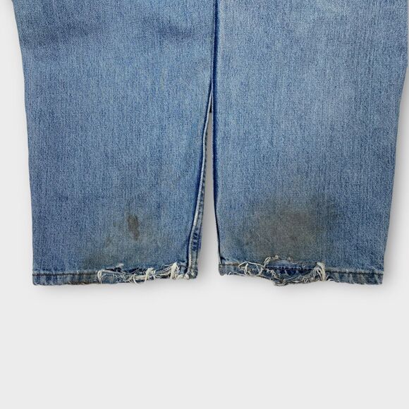 VINTAGE Levis Jeans Mens 36x32 Relaxed Straight Leg Distressed 90s Y2K Grunge - Picture 15 of 15